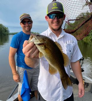 Caught Smallmouth Bass from Wisconsin